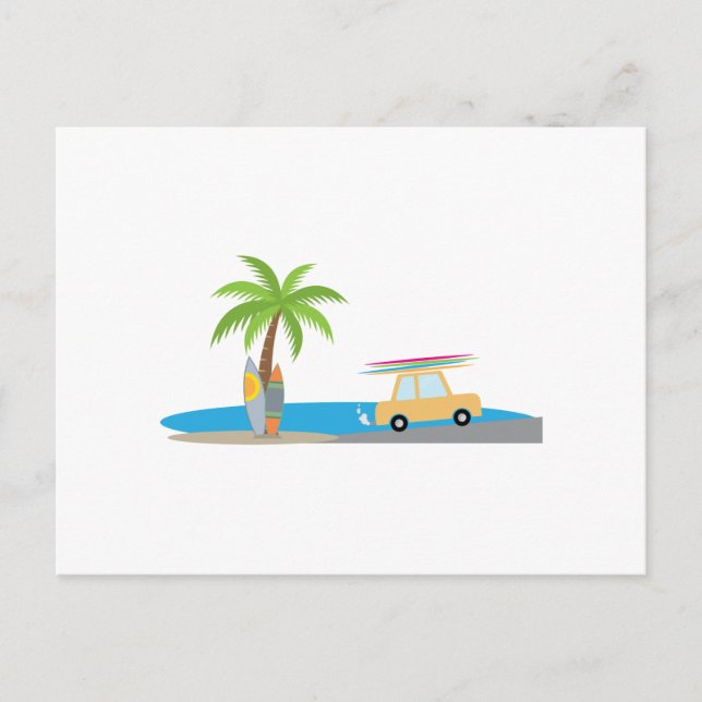 Postal Playa Surfer (Anverso)