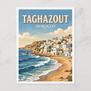 Postal Playa Taghazout Marruecos