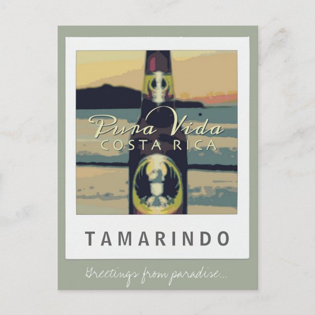 Postal Playa Tamarindo Costa Rica Postcard (Anverso)