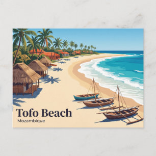 Postal Playa Tofo Mozambique