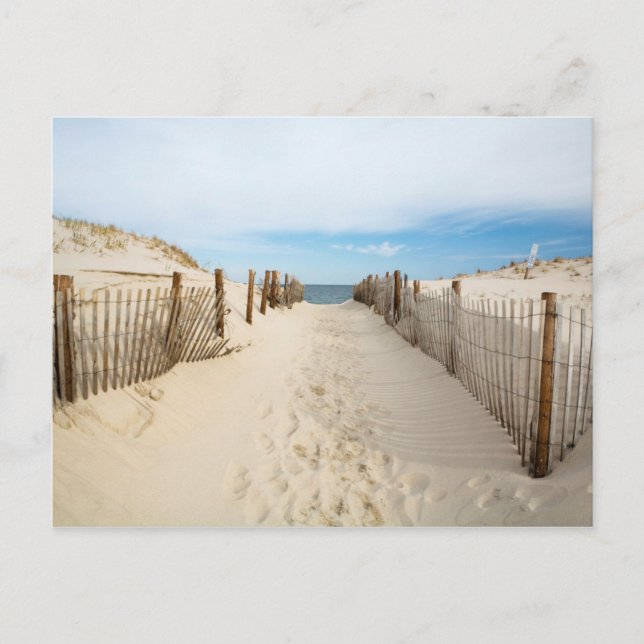 Postal Playa tranquila (Anverso)