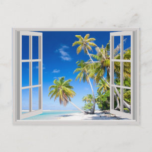 Postal Playa tropical