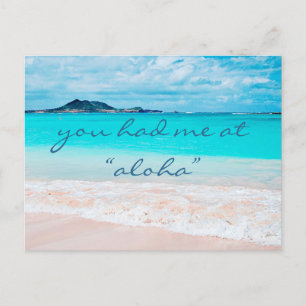 Postal Playa Tropical Hawaii Que Me Tenías En Aloha Scrip