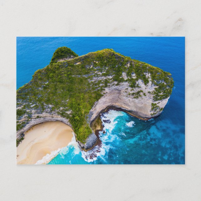 Postal Playa Tropical Island Ocean (Anverso)