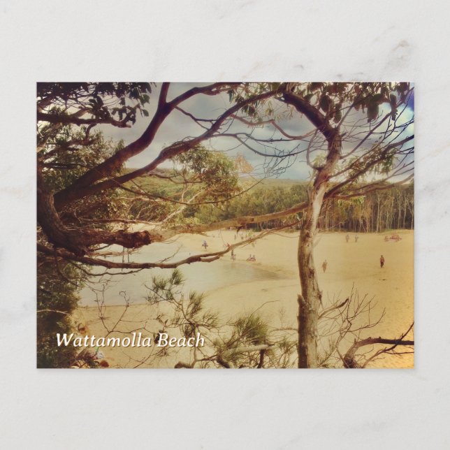 Postal Playa Wattamolla, NSW (Anverso)