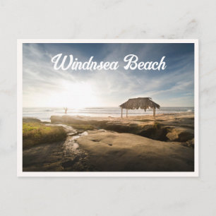 Postal Playa Windnsea La Jolla Atardecer San Diego Foto