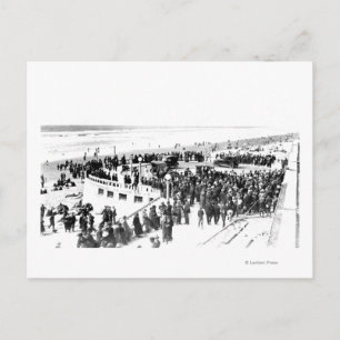 Postal Playa y paseo marítimo Fotografía 2