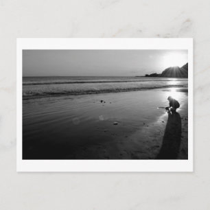 Postal Playa Yuigahama: Kamakura, Japón