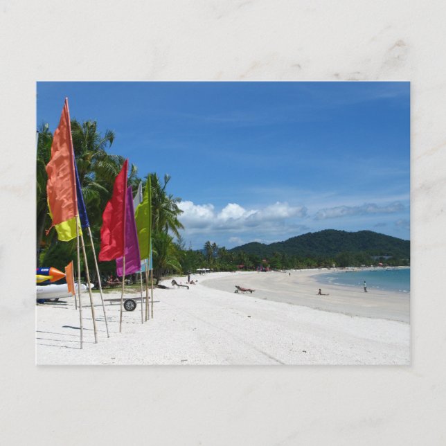 Postal Playas de Langkawi (Anverso)