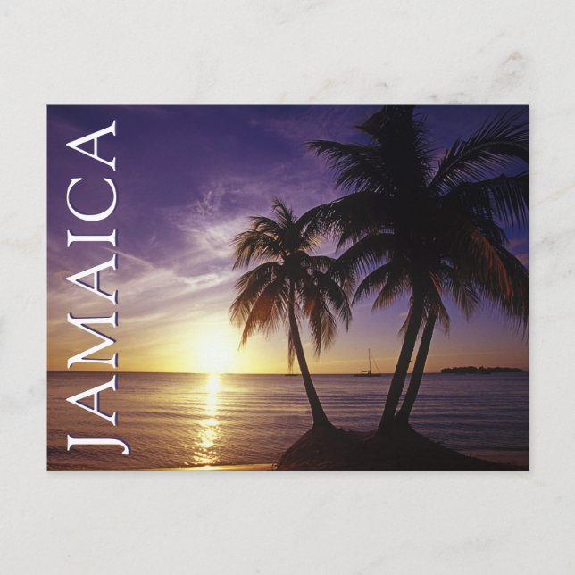 Postal Playas de Negril Jamaica (Anverso)