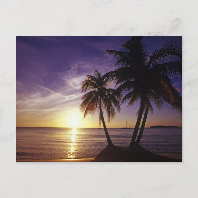 Postal Playas de Negril, Jamaica 3 (Anverso)