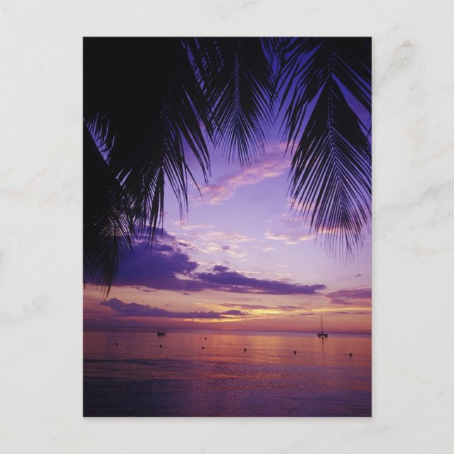 Postal Playas en Negril, Jamaica 2 (Anverso)