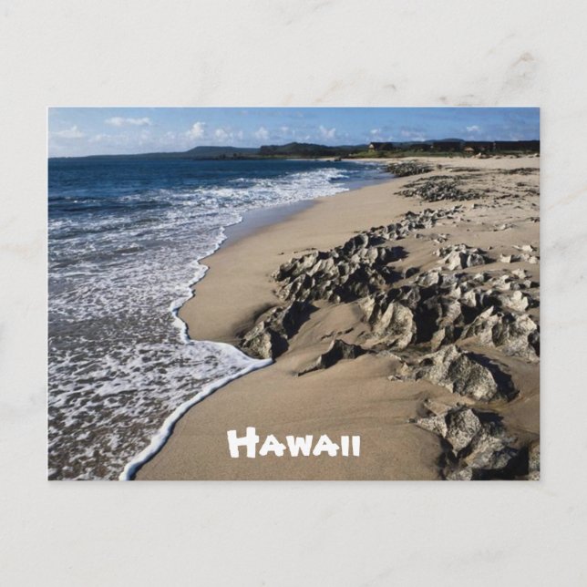 Postal Playas Hawaianas (Anverso)