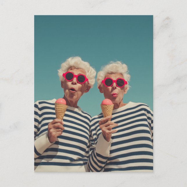 Postal Playful Senior Summer Vibes (Anverso)