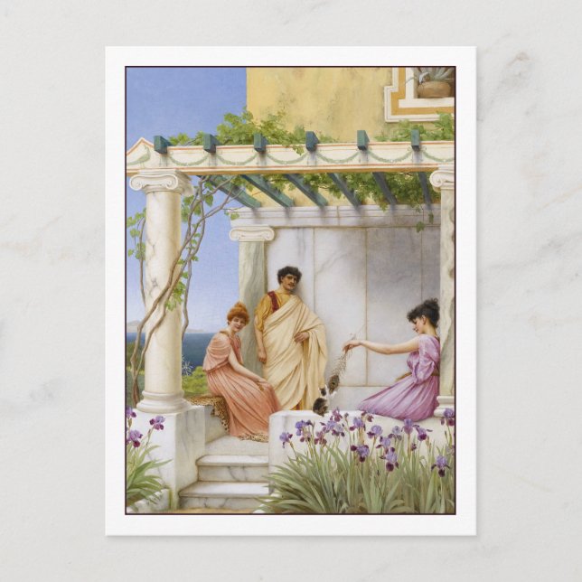 Postal Playtime de John William Godward (Anverso)