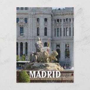 Postal Plaza de Cibeles, Madrid