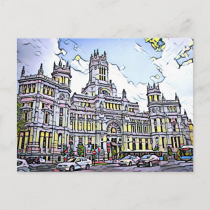 Postal Plaza de Cibeles Postcard