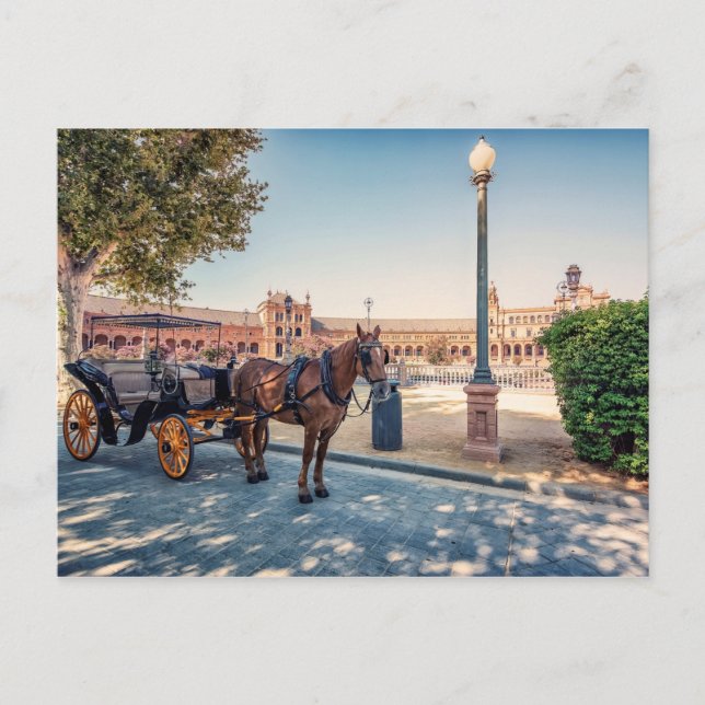 Postal Plaza de España (Anverso)
