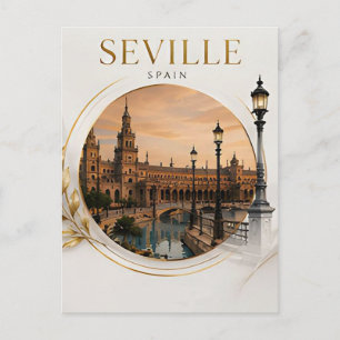 Postal 🌺 Plaza de España de Sevilla Viaje España 🇪🇸