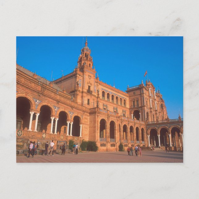 Postal Plaza de España en Sevilla. (Anverso)