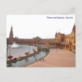 Postal Plaza de Espana in Sevilla