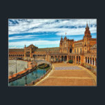 Postal Plaza de España, Sevilla. España<br><div class="desc">Plaza de España,  fotografía escénica</div>
