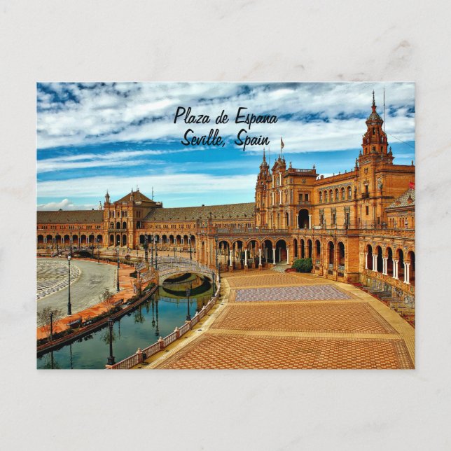 Postal Plaza de España, Sevilla. España (Anverso)
