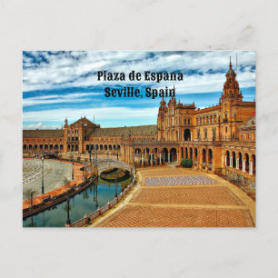 Postal Plaza de España, Sevilla. España