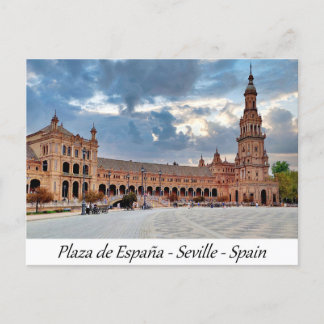 Postal Plaza de España Sevilla España Europa