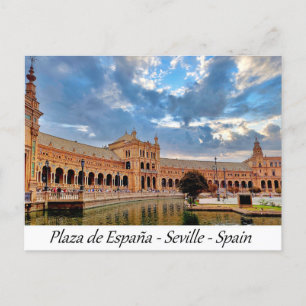 Postal Plaza de España Sevilla España Europa