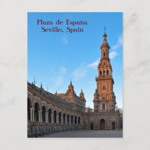 Postal Plaza de España Tower Postcard