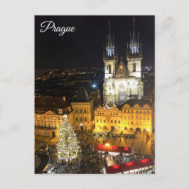 Postal plaza de la ciudad vieja de Praga