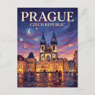 Postal Plaza de la Ciudad Vieja de Praga República Checa