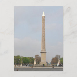 Postal Plaza de la Concordia en París Francia