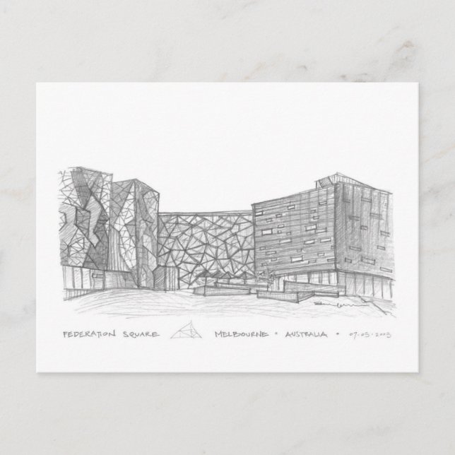 Postal Plaza de la Federación, Melbourne, Australia (Anverso)