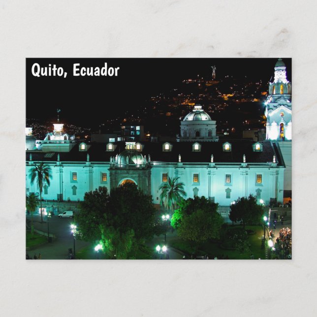Postal Plaza de la Independencia, Quito, Ecuador (Anverso)