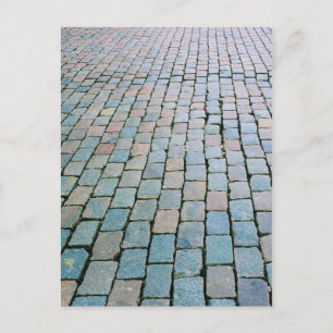 Postal Plaza de ladrillos en la Grand Place - Bruselas, B