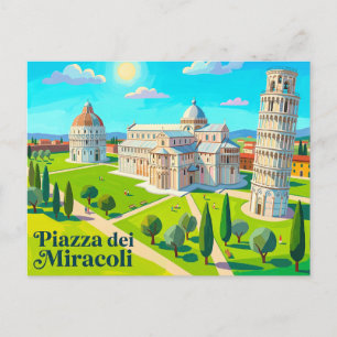 Postal Plaza de los Milagros Italia