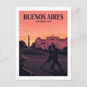 Postal Plaza de Mayo, Buenos Aires Argentina Viaje