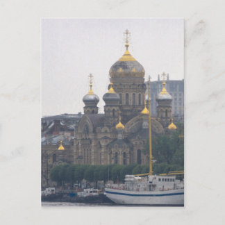 Postal Plaza de San Isaac en San Petersburgo, Rusia