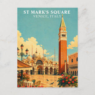 Postal Plaza de San Marcos Venecia Italia Piazza San Marc