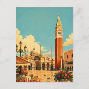 Postal Plaza de San Marcos Venecia Italia Piazza San Marc