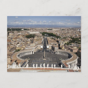 Postal Plaza de San Pedro, Roma