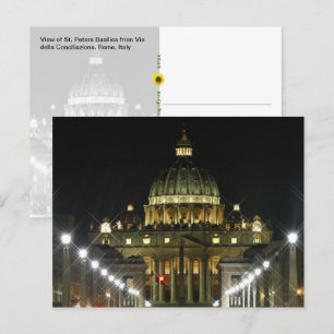 Postal Plaza de San Pedro. Vía della Conciliazione - post