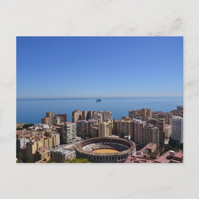 Postal Plaza de Toros de Málaga (Anverso)