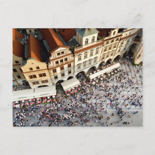 Postal Plaza del casco antiguo de Praga