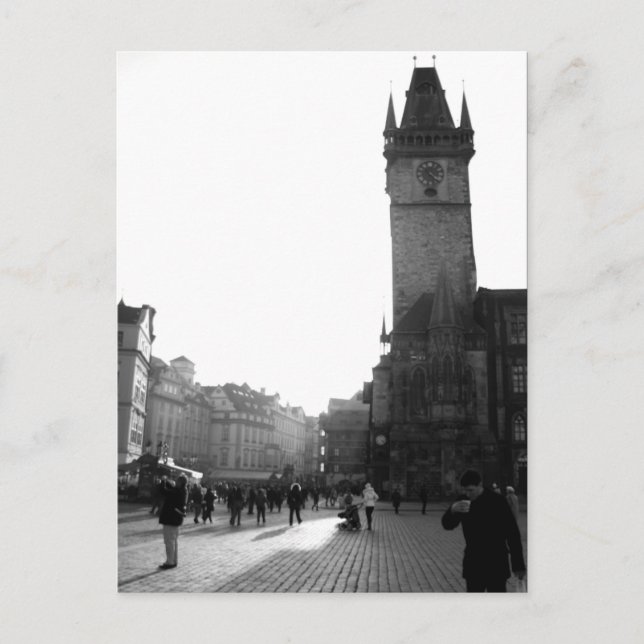 Postal Plaza del casco antiguo - PRAGA (Anverso)