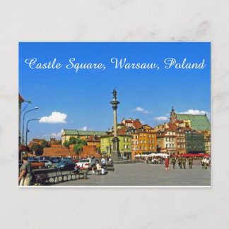 Postal Plaza del Castillo, Varsovia, Polonia