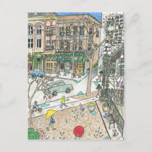 Postal Plaza del Pionero, Seattle, Washington