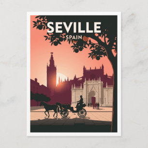 Postal Plaza del Triunfo, Sevilla España Regalo